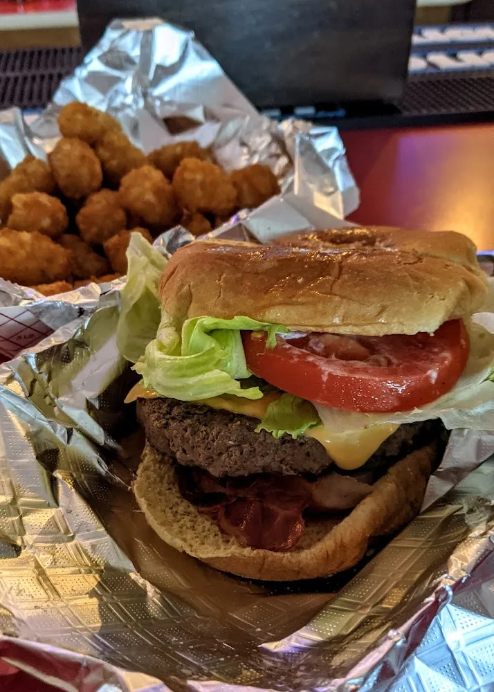Bacon Cheeseburger with Tots