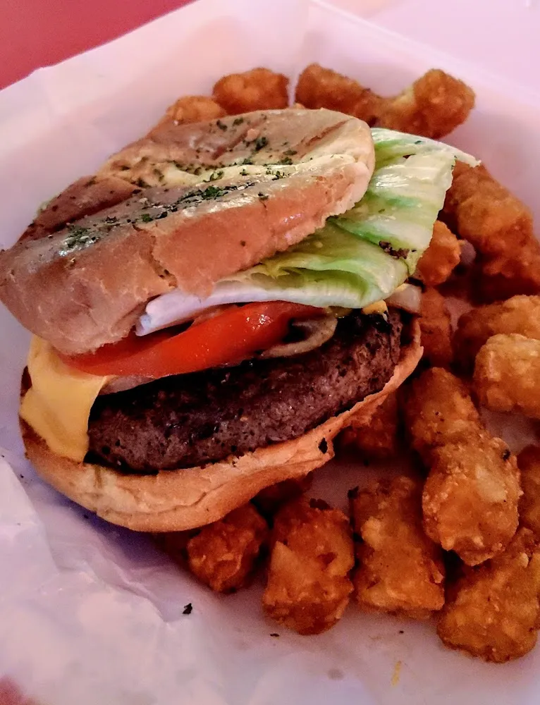 Burger & 5 Shrimp