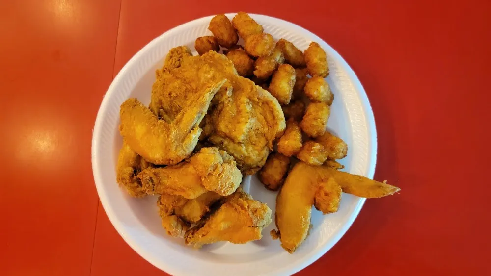 Pork Chop and Wings Combo